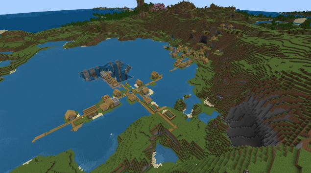 Estas aldeas se han unido para crear un área enorme para que los jugadores exploren e intercambien