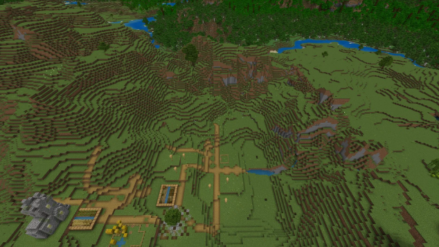 Los jugadores pueden encontrar esta extraña aldea abandonada