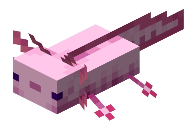 El Axolotl es una linda mafia que puede ayudar a defender a los jugadores de los enemigos acuáticos.